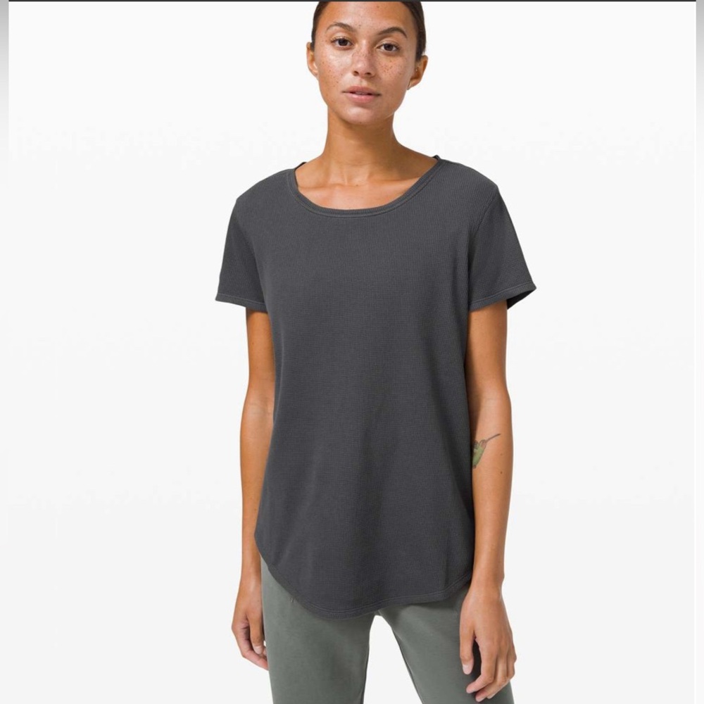 Lululemon Love Crew III *Waffle Graphite Grey - 🚨No Size TAG 🚨 see measurements